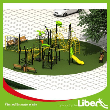 LLDPE Tipo Aço Galvanizado Outdoor Playground Escalada Estruturas / Playground Exteriores para Chidren Sports